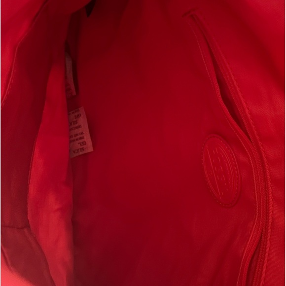 NWT Fossil Kira Pink Pebbled Faux Leather Fold Top Handle Bag Corssbody Canvas - Picture 11 of 11